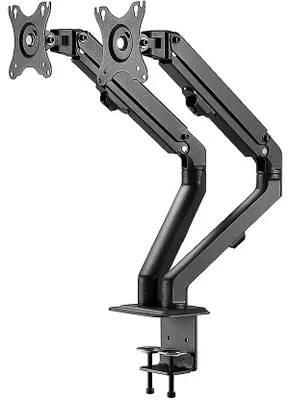 Produktbild von Neomounts FPMA-D650DBLACK Monitorarm 17-27" - Schraubenfeder, Klemme/Durchführung, 7 kg, 43,2 cm (17"), 68,6 cm (27"), 100 x 100 mm, Schwarz