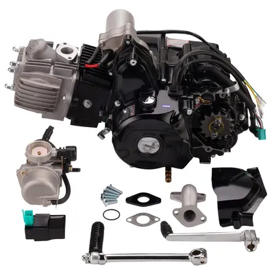 Produktbild von Motor Set 110ccm 4-Gang  halbautom. E-Start oben & Kickst. Pitbike Monkey