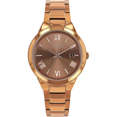 Produktbild von JOOP! Armbanduhr Damen 2037677 Quarzuhr Datumsanzeige 37mm bronzefarben
