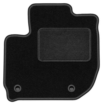 Image de Tapis conducteur en moquette pour Honda HR-V II 2014-2018 (crossover) – 1 pièce, noir, sur mesure – Wielganizator LUX