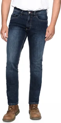 Produktbild von HERO by John Medoox PORTLAND DENIM Herren 5-Pocket-Jeans Straight Fit W32 / L34 classic blue used