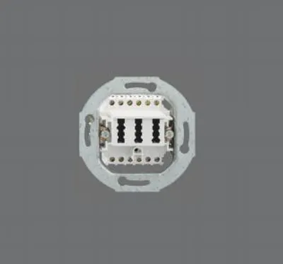 Produktbild von RB Anschl.-dose TAE 2x6/6NFF 103 105 18 Sockel Reinweiss UP0RW