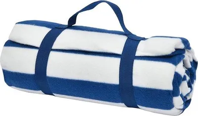 Produktbild von Famanu Picknickdecke Fleece marineblau - 135 cm x 150 cm
