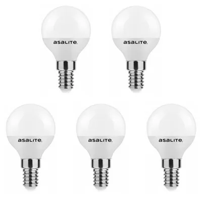 Produktbild von Asalite E14 LED-Lampe P45 6W 510lm 3000K warmweiß 5 Stück