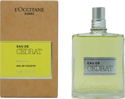 Produktbild von L'Occitane Cédrat, Männer, 75 ml, ALCOHOL - AQUA/WATER - PARFUM/FRAGRANCE - LIMONENE - CITRUS MEDICA VULGARIS PEEL OIL - ETHYLHEXYL..., 1 Stück(e)