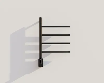 Immagine prodotto di Scaldasalviette elettrico - Nero - 60 W, 67 cm x 41 cm x 8 cm