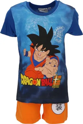 Immagine prodotto di Pigiama Dragon Ball Z Shortama in cotone Pigiama corto per bambini 6 anni