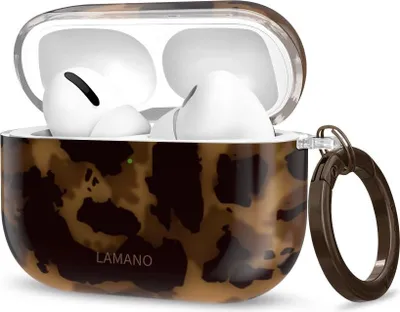 Image de Housse de protection pour Apple AirPods Pro 1 / 2, Tech-Protect Lamano, Marron avec Panter