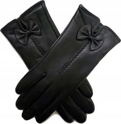 Produktbild von Schaffell Leder Damen Handschuhe, Winter Handschuh, hochwertiges weiches Leder, winddicht und atmungsaktiv Größe S/M