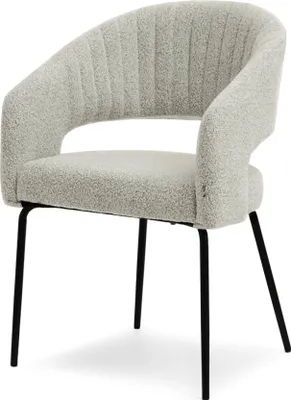 Produktbild von SUJATA Polsterstuhl für Esszimmer - beige/schwarz