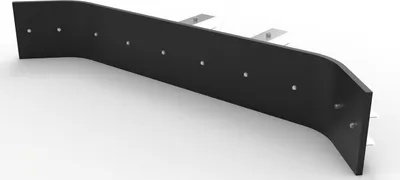 Produktbild von Joma-Tech Schmutzschieber ecoLine mit Stapleraufnahme - Verzinkt in 2550mm Breite