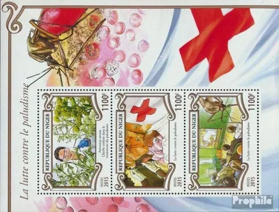 Produktbild von Briefmarken Niger 2015 Mi 3582-3584 Kleinbogen (kompl. Ausg.) postfrisch Malaria