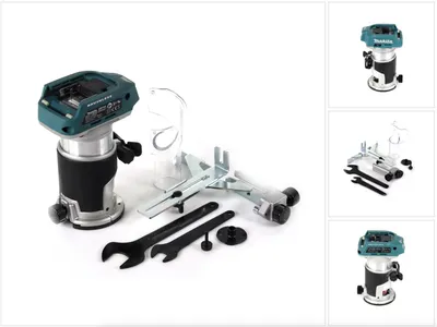 Obrázek produktu pro Akumulátorová multifunkční fréza Makita DRT 50 ZX4 18 V bezkartáčová sólo - bez baterie, bez nabíječky