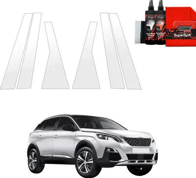 Zdjęcie produktu dla folia ochronna 6 w 1 na słupek B-C - Peugeot 3008 (2016-2024) Grizz Protector