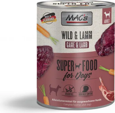 Produktbild von MAC's DOG - Dose 6x800g | Wild & Lamm