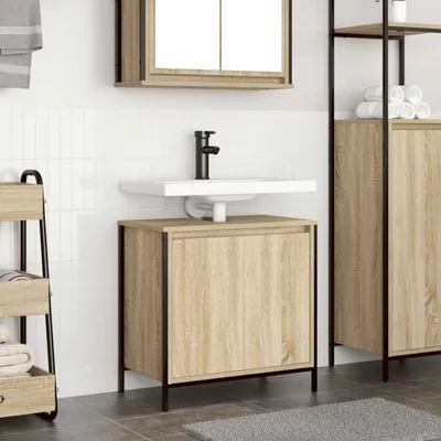 Obrázek produktu pro Maison Exclusive – skříňka pod umyvadlo Sonoma dub 60x34,5x60 cm