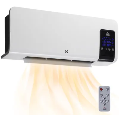 Produktbild von HOMCOM Heizlüfter zur Wandmontage 2000W Keramik-Wandheizung mit Fernbedienung