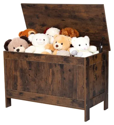 Produktbild von VEVOR Kindersitzbank mit Stauraum Holzspielzeugkiste, Aufbewahrungsbank mit Sich