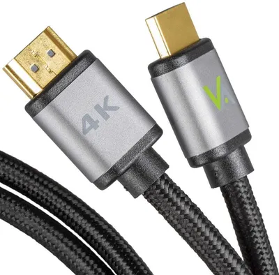 Zdjęcie produktu dla Vayox Kabel HDMI Slim 2.0 VA0009-1,5 | 1,5 m | 4K | Czarny/Srebrny