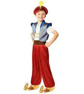 Productafbeelding van Carnaval kostuum Aladin maat 10-12 jaar