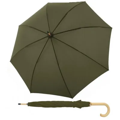 Zdjęcie produktu dla doppler stick parasol Nature Long AC Umbrella Deep Olive oliwkowa zieleń