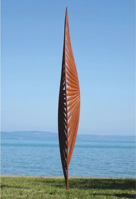 Produktbild von Casa Padrino Luxus Garten Deko Stahl Skulptur Rost H. 400 cm - Garten Skulpturen