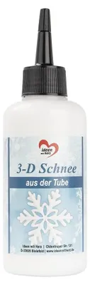 3-D Schnee aus der Tube, 150 ml, Kunstschnee zum Basteln