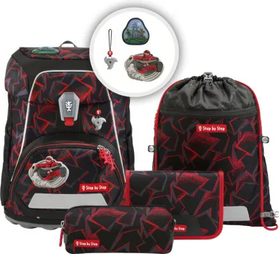 Produktbild von Step by Step Schulzubehör|Step by Step|hama FIT Schulranzen-Set ''Ninja Yuma'', 5-teilig