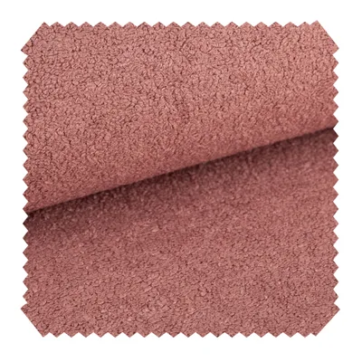 Produktbild von novely® exquisit DOLORES Robuster Bouclé-Stoff - Gemütlicher Polsterstoff - Schwer Entzündbarer Möbelstoff - Pflegeleichte Meterware 1lfm - Farbe: 15 Altrosa
