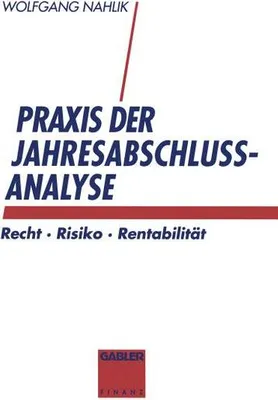 Produktbild von Praxis der Jahresabschlußanalyse