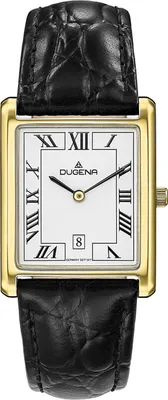 Produktbild von Dugena 4460726 Damen-Armbanduhr, Edelstahl-Gehäuse, Leder-Armband