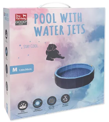 Produktbild von Dog Fantasy Pool mit Wasserdüsen 120x30m