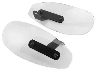 Image de Protection universelle pour guidon de moto en acrylique de 10 mm, adaptée aux motos Yamaha, transparente