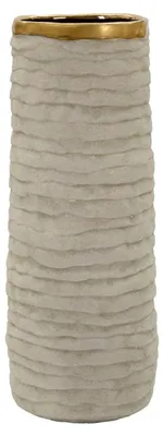 Zdjęcie produktu dla o Ferretti Wazon „Lima Open” Ø15,5 x 40 cm, szary