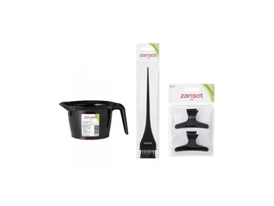 Obrázek produktu pro Zansot Sada pro barvení vlasů + kadeřnická sponka