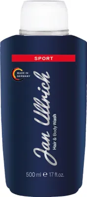 Produktbild von JAN ULLRICH SPORT HAIR&BODY SHAMPOO Frischer, belebender Duft, Pflegende und revitalisierende Inhaltsstoffe, 500ml