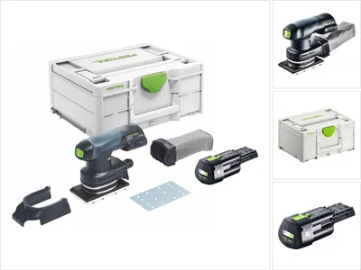 Produktbild von Festool RTSC 400-Basic Akku Rutscher 18 V 80 x 130 mm Brushless + 1x Akku 3,0 Ah + Systainer - ohne Ladegerät