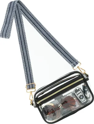 Obrázek produktu pro INF Průhledná PVC crossbody kabelka s nastavitelným popruhem