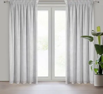 Produktbild von Vorhang ALEKSA silber 140x270 cm Kräuselband