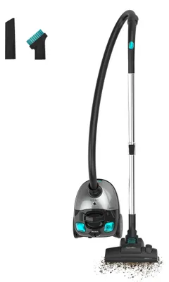 Immagine prodotto di Hoover con sacco 2L Cecotec Conga Powerbag 2000 Compact Plus. 800 W, filtraggio ad alte prestazioni, tubo telescopico