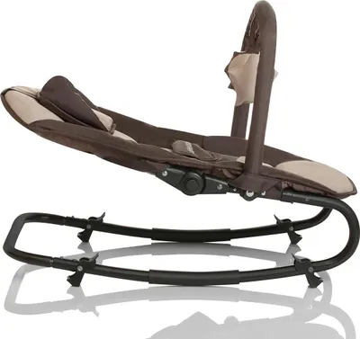 Produktbild von Little World Babywippe Stardust Braun und Beige LWBO001-BGBR