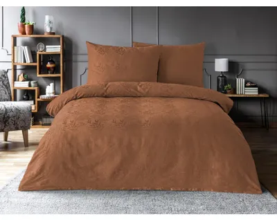 Immagine prodotto di Biancheria da letto jacquard 220x200, 70x90cm marrone