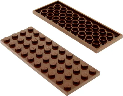 Produktbild von 2x Lego Bau Platte 4x10 Basic rot braun Star Wars 79109 10236 75059 4225715 3030