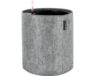 Obrázok produktu pre Látkový samozavlažovací kvetináč Lechuza Trendcover Ø 32 x 33 cm tmavo sivý
