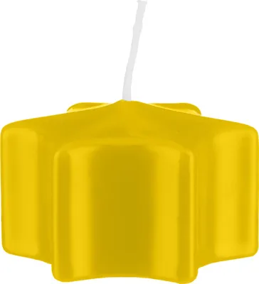 Produktbild von Sternkerzen Schwimmkerzen Zitrone Gelb 35 x Ø 60 mm, 16 Stück