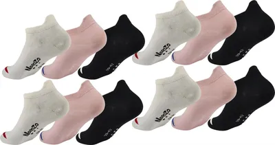 Produktbild von 12 Paar Sport-Socken mit Fersenlasche – Baumwolle, atmungsaktiv & bequem, Mix2/39-42