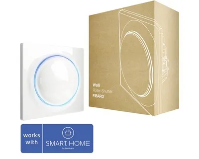 Produktbild von Fibaro Walli, Rollenhebel-Schalter, Kabellos, Widerständig, Einphasiger AC-Motor, 6 dBmW, Z-Wave, 40 m