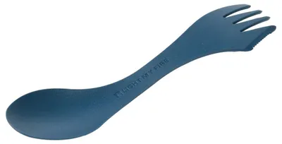 Produktbild von Light My Fire Spork Original Campingbesteck - Outdoor Besteck to Go - 17cm BPA Frei Plastik Besteck für Unterwegs - Blau - Wiederverwendbares Besteck zum Mitnehmen - Outdoor Göffel mit Messer