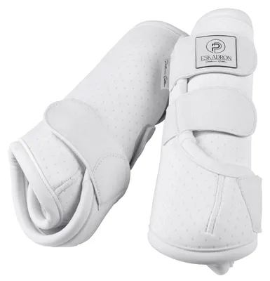 Produktbild von Eskadron Pferde Gamaschen Pro Dressage Hind white Platinum 2024, Größe:Pony
