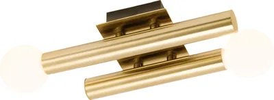 Produktbild von BRILLIANT Wandleuchte, 2-flammig Lucky gold IP20 G9 18 Watt dimmbar g. f. Halogen-Pin